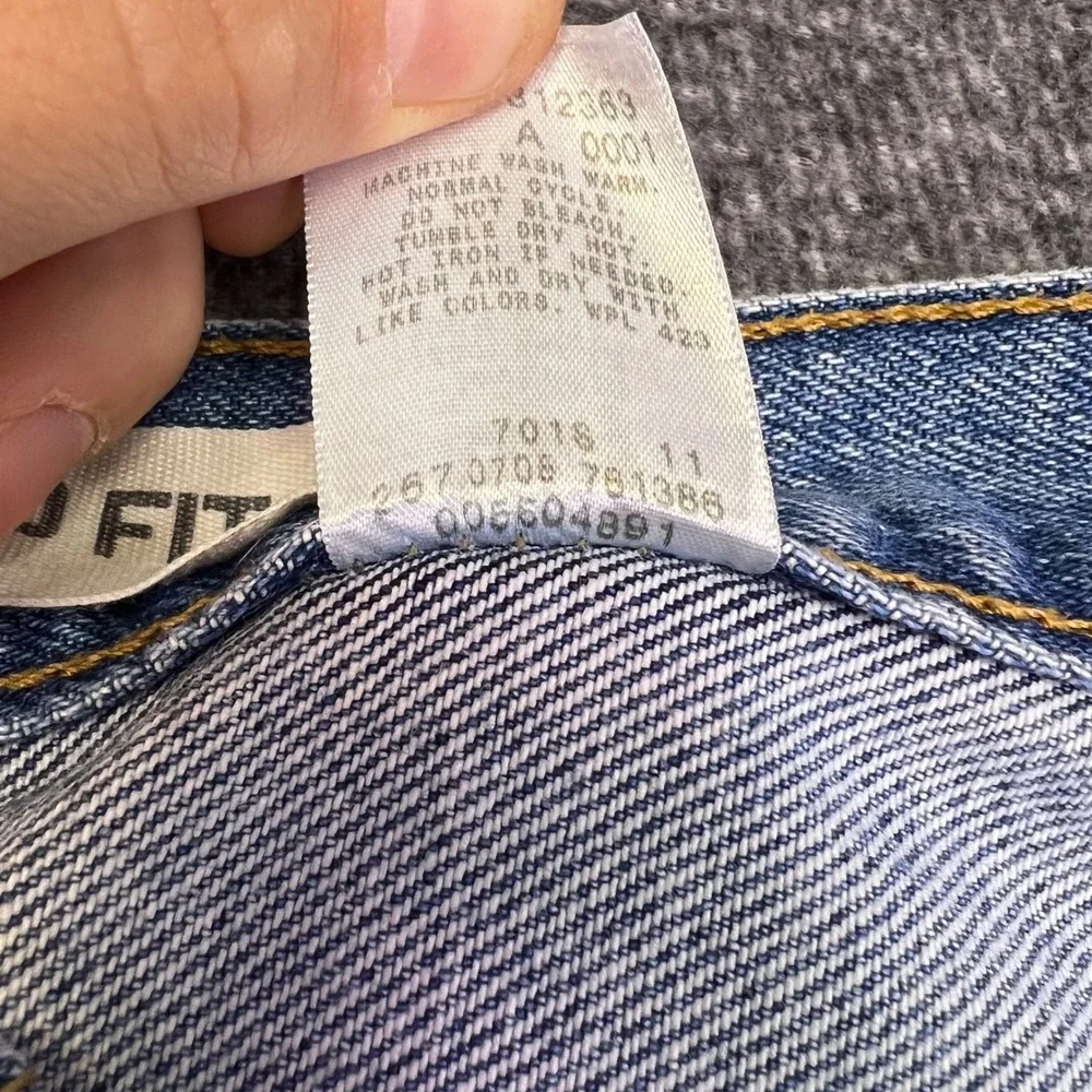 Levis 550 Jeans Mens 32x31 Blue Denim Relaxed Tapered Casual High Rise Retro Y2K